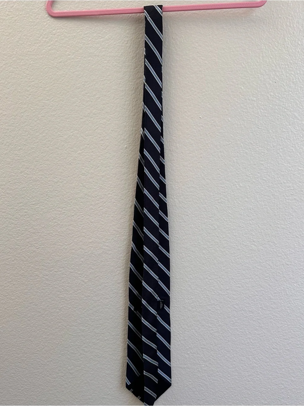 346 Brooks Brothers Classic Silk Navy Diagonal Stripe Men’s Tie